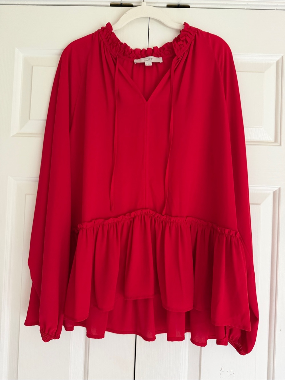 Loft peplum blouse